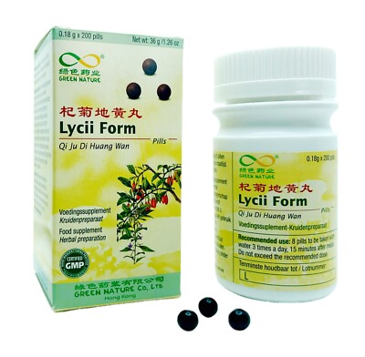 Qi Ju Di Huang Wan   Lycii Form   TCM Kräuterformel   Green Nature