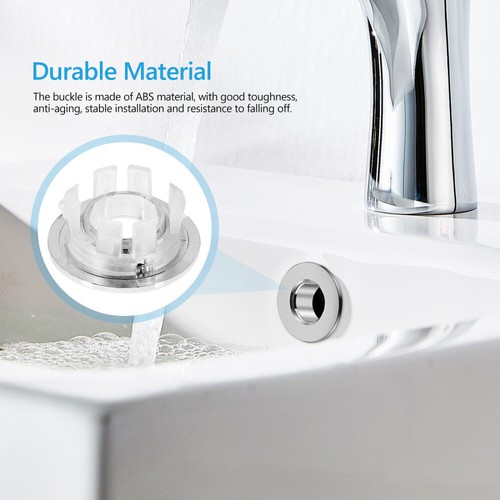 8 Pcs Überlauf -Deckungszubehör Überlauflochabdeckung Für Waschbecken - Bild 2 von 11