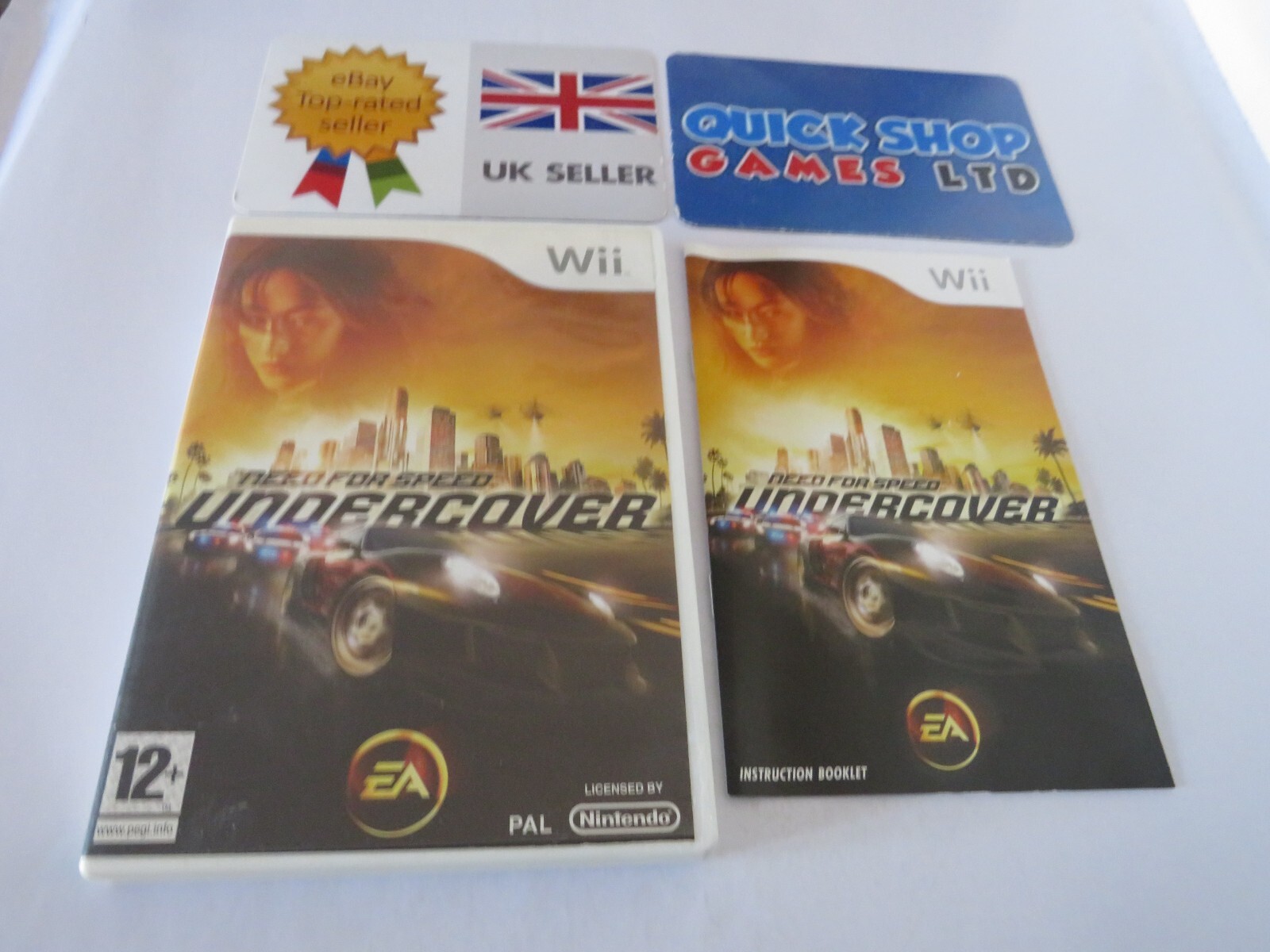 Need for Speed: Undercover for Nintendo Wii  uk pal version