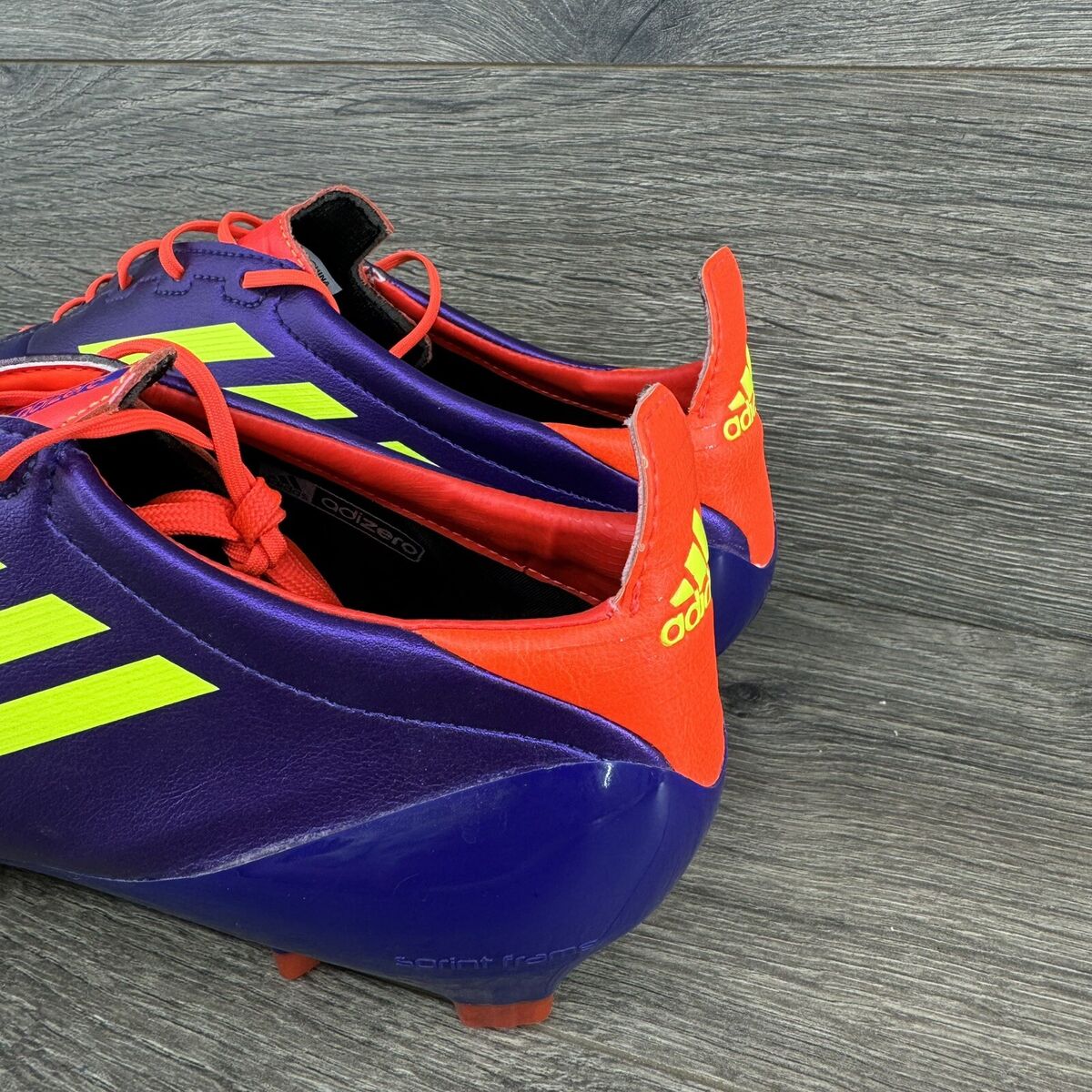 Adidas adizero f50 original FG Soccer Cleats size 12 Purple Adidas adizero f50 original FG Soccer Cleats size 12 Purple