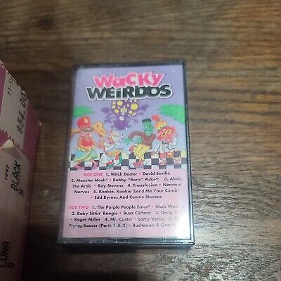 WACKY WEIRDOS Cassette Witch Doctor, Monster Mash & The Purple People Eater  1992 22775303742