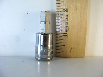 GEARWRENCH Sechskant-Bit-Stecknuss, 3/8" Antrieb, Kugelkopf, 5/16" – 15,2 Cm Lang, Aus S2-Stahl