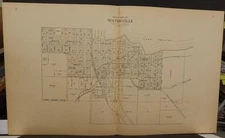 Minnesota Le Sueur County Map  Waterville 1928 Dbl Side/Page  L10#75