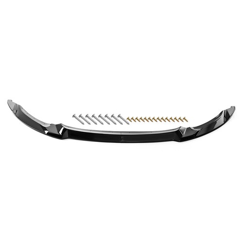 Gloss Black Front Splitter Lip CS Style Fit FOR BMW F80 F82 F83 M4 M3 2015-2020 - Picture 2 of 7