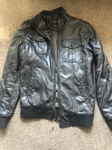 zara pvc jacket