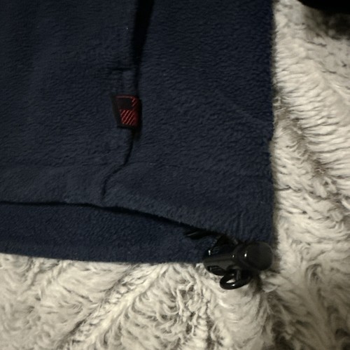 Woolrich Mens Fleece Jacket Long Sleeve Full Zip Up Pocketed Outdoor Deep Navy L - Picture 8 of 20