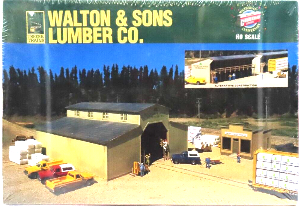 WALTHERS CORNERSTONE 9333057 WALTON & SONS LUMBER CO. HO SCALE eBay