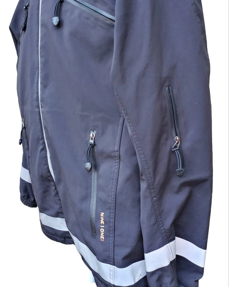 911 Nine1One Lieutenant Softshell Jacket Black L Fleece Lined Firefighter EMS - Image 4 of 4