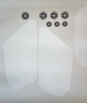 Yamaha DT125 1991-2003 Racing Blue Decal Kit - 4Moto24 Sticker Trim Set For Motorcycle Body
