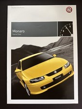 Vauxhall Monaro UK Sales Brochure March 2004