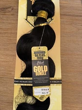 Gold Bundle 18” 💯 Brazilian Virgin Remy Hair Body Wave 9A Plus