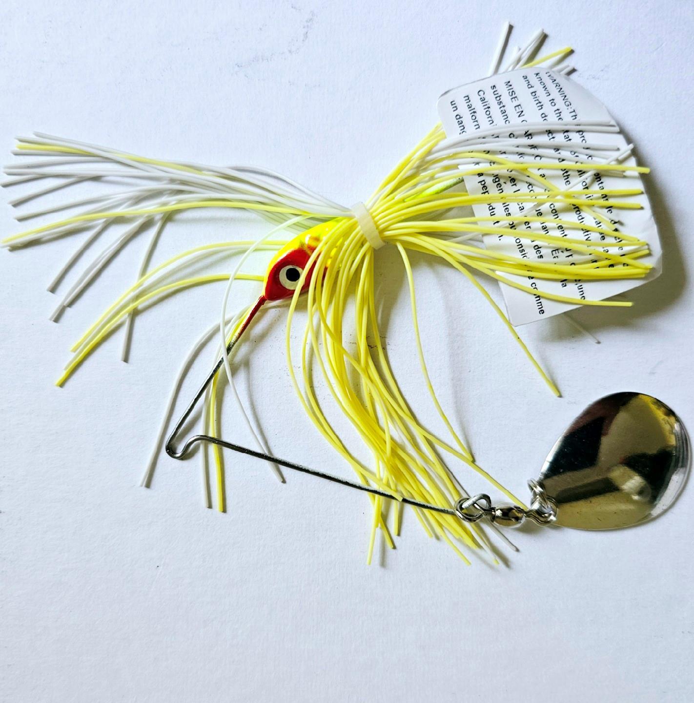 (Lot of 24) Strike King Promo Spinnerbait 1/4 oz Chart/WH Draws Fish to Surface! - Image 3