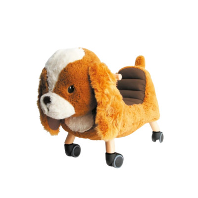 Little Bird Told Me Erdnuss Tier Welpe Hund sitzen Fahrt auf Rollen Spielzeug 12m + Box