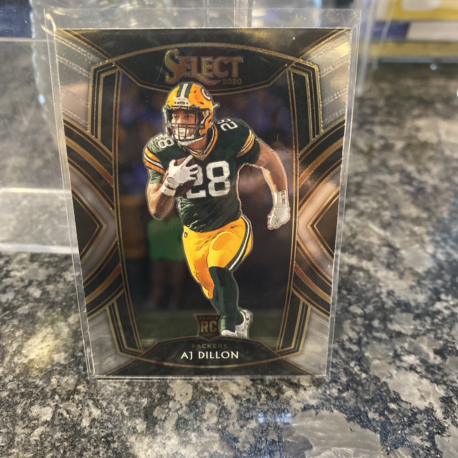 2020 Panini Select AJ Dillon Club Level Packers Rookie 265 RC