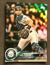 2018 Topps Series 2 Rainbow Foil Mike Zunino #513 Seattle Mariners