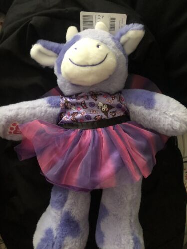 Build A Bear Plush Spring Purple Lavender Jelly Cow with tags