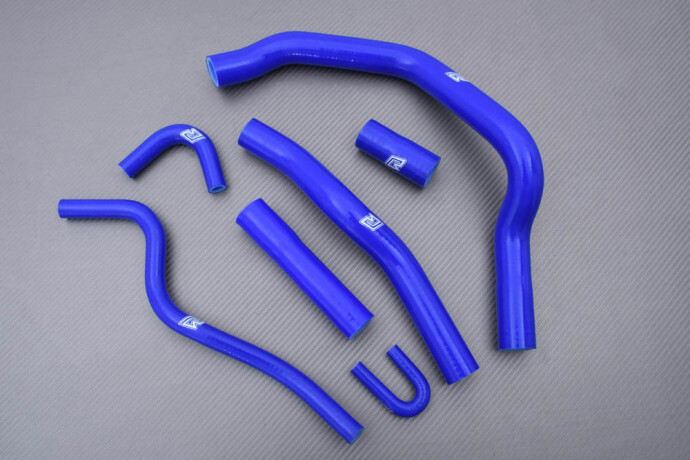 Tuyaux silicone radiateur bleu Yamaha YZF-R1 2008 circuit eau moto R1