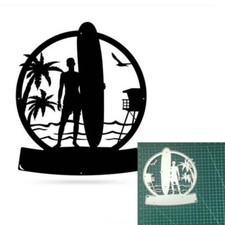Metal Cutting Dies Cut Beach Surfing Decoration Scrapbook Paper Photo Album