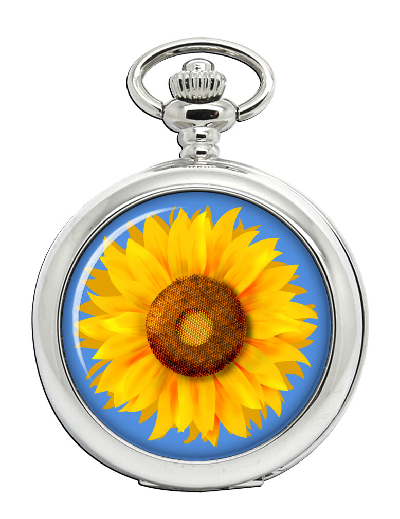 Sunflower Full Hunter Pocket Watch