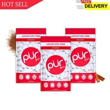 PUR Gum  Aspartame Free Chewing Gum  100 Xylitol  Natural Cinnamon Flavo...