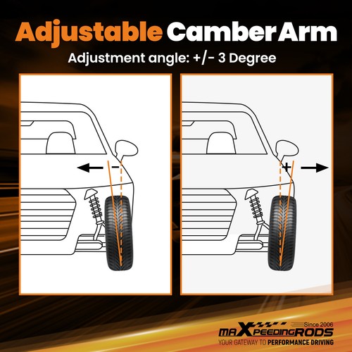 2x Adjustable Rear Control Camber Arms Kit For Toyota Camry (XV70) 2018 - 2024 - Picture 8 of 12