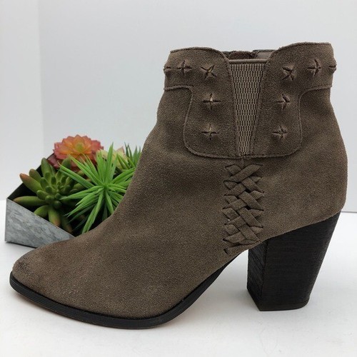 Botines Dolce Vita de gamuza con tachuelas perforadas 6,5 - Imagen 1 de 12