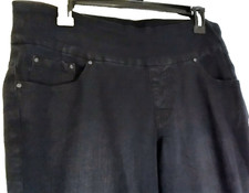 JAGJEANS . Womens 16 . High Rise . SKINNY . Dark Wash STRETCH Denim . Pull On
