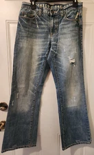 Converse One Star Men's Low Boot Premium Denim distressed Jeans Size 30 x 30