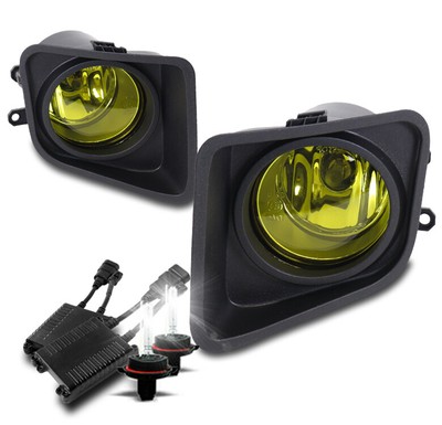 For 2014-2017 Toyota Tundra Bumper Yellow Driving Fog Light Lamp w/50W