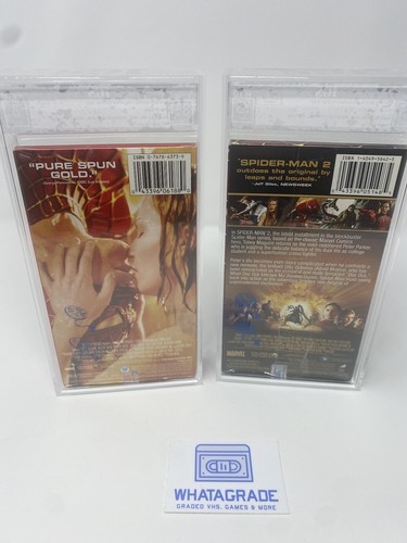 Spider-Man (VHS, 2002) & Spider-Man 2 (VHS, 2004) Set 💎 Graded IGS 💎 Marvel - Picture 4 of 8