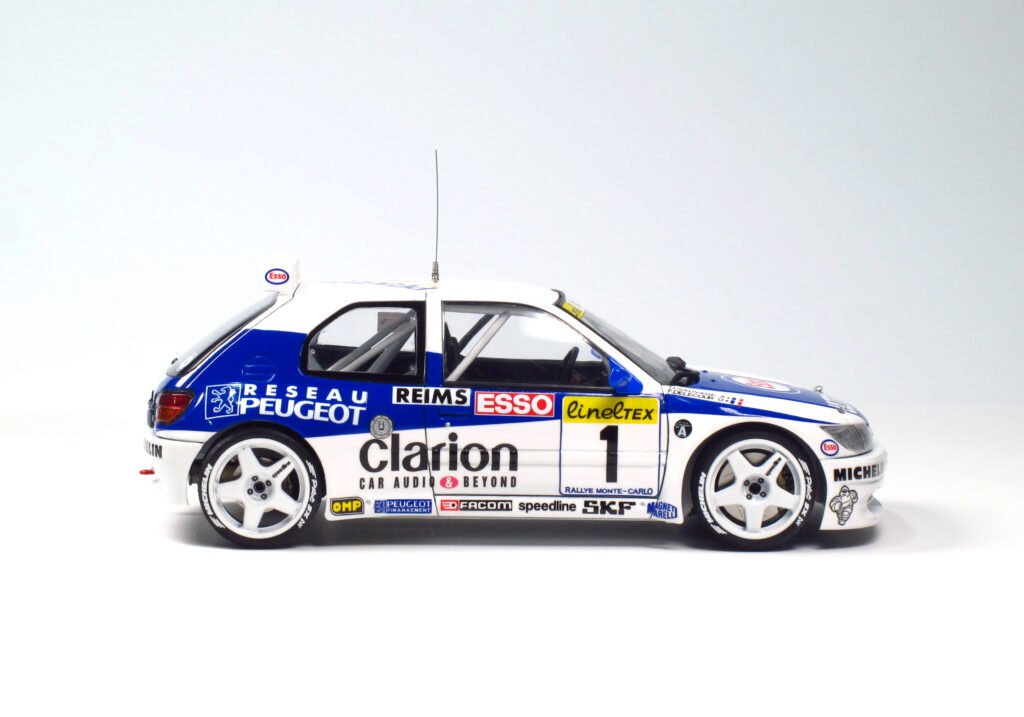 PEUGEOT306 MAXI KIT-CAR　1/24 C.B.COM KIT PEUGEOUT 306 MAXI RALLY MONTE CARLO 1998 1/24