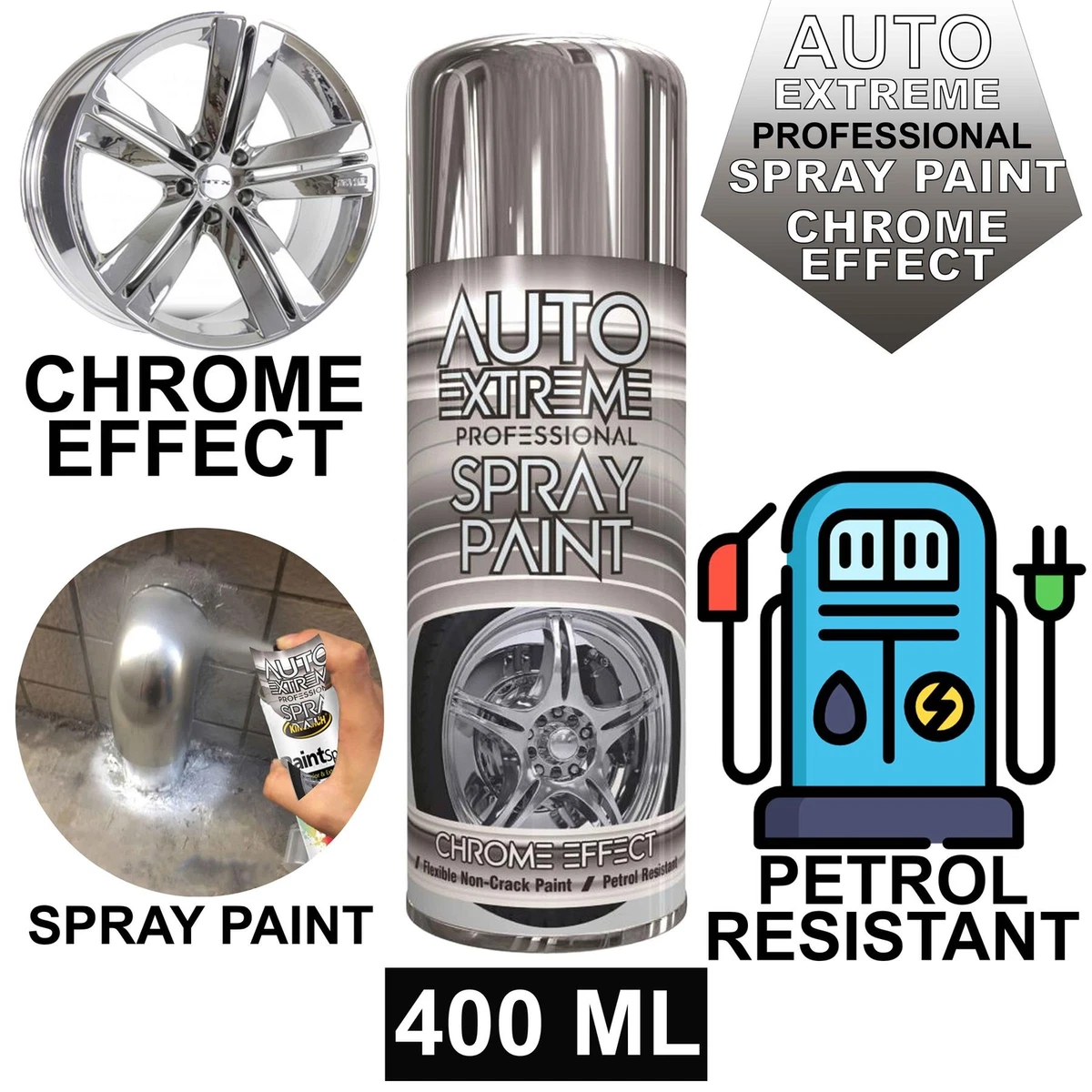 Mirror effect spray paint deals