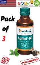 3X Himalaya Koflet-SF 100ml. Each Linctus Sugar-Free Cough Linctus (Free Ship)
