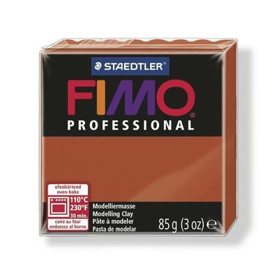 Staedtler fimo professional полимерная глина, запекаемая в печке, уп. 85г цвет: терракота (4007817800270)