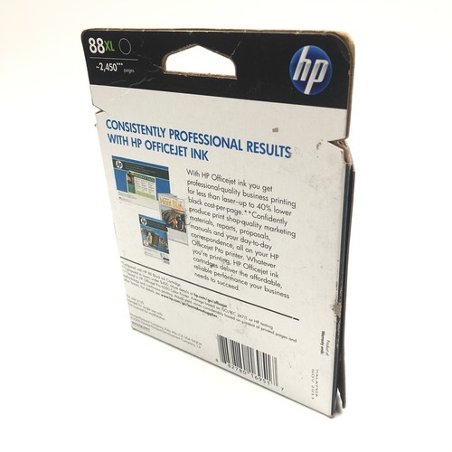 HP C9396AN Original Tintenpatrone 88XL schwarze Tinte Exp. Nov 2011 versiegelte Verpackung - Bild 2 von 5
