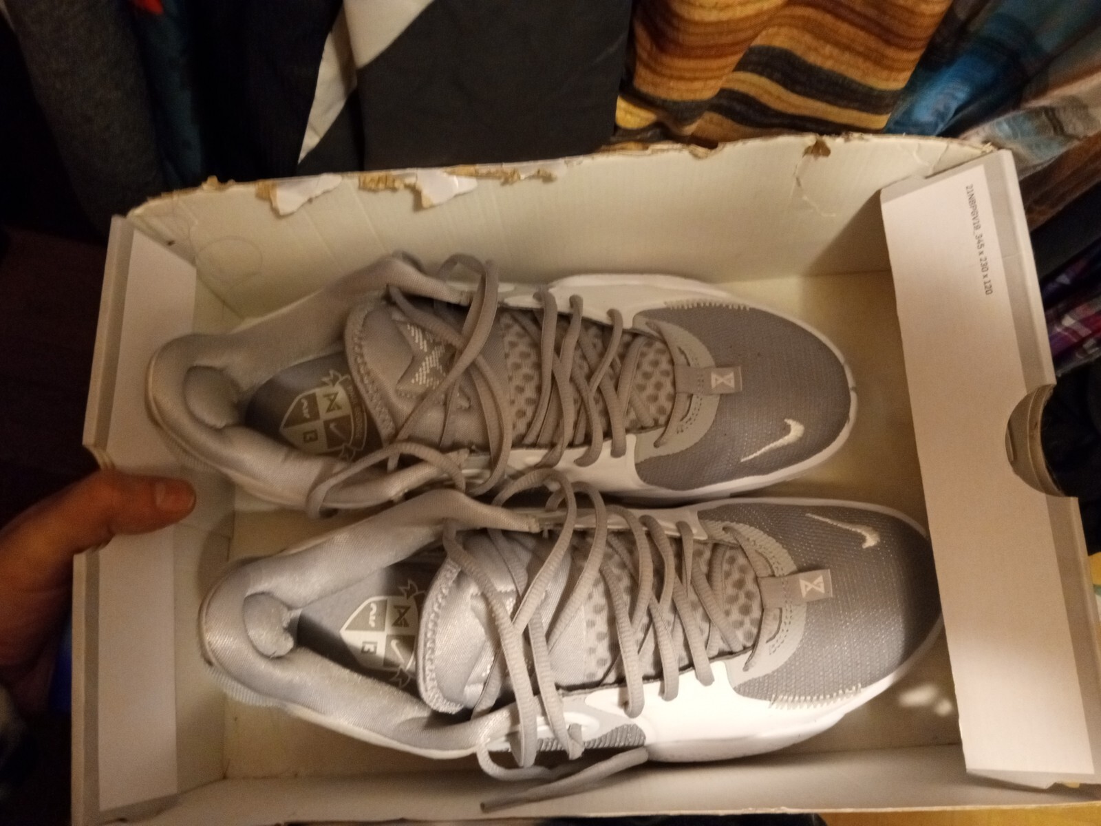 Buy Nike PG 5 TB Wolf Grey Shoes DA7758-002 Paul George Online at Lowest Price in New Zealand 