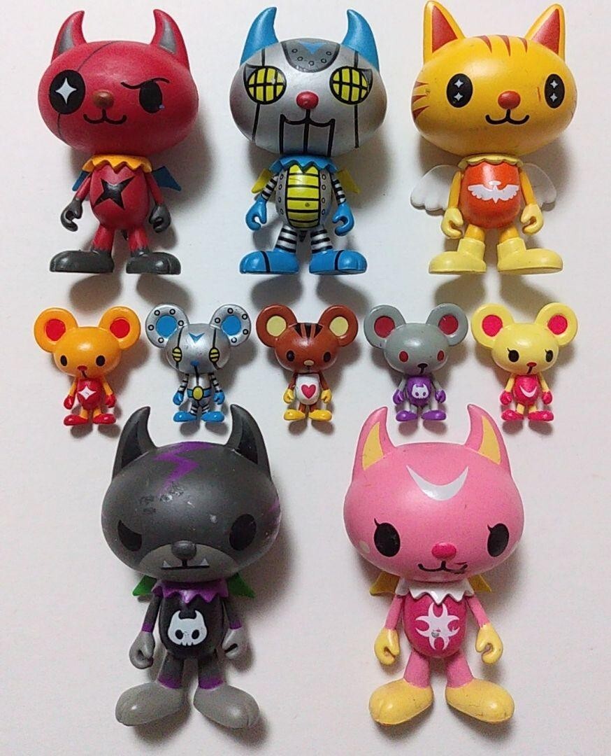 DEVIL ROBOTS SONY CREATIVE Vanimal Zoo HELLCATZ SET Medicom Toy | eBay