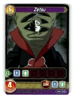 2002 Bandai Boruto Naruto Next Generation Card Game #NB01-39 -B Zetsu