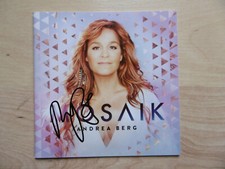 Andrea Berg autograph signed CD booklet "Mosaic"