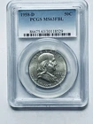 1958-D Franklin Silver Half Dollar PCGS MS63FBL