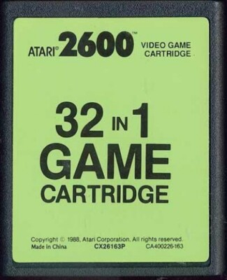 Atari 2600 Spiel - 32 in 1 Game Cartridge Modul