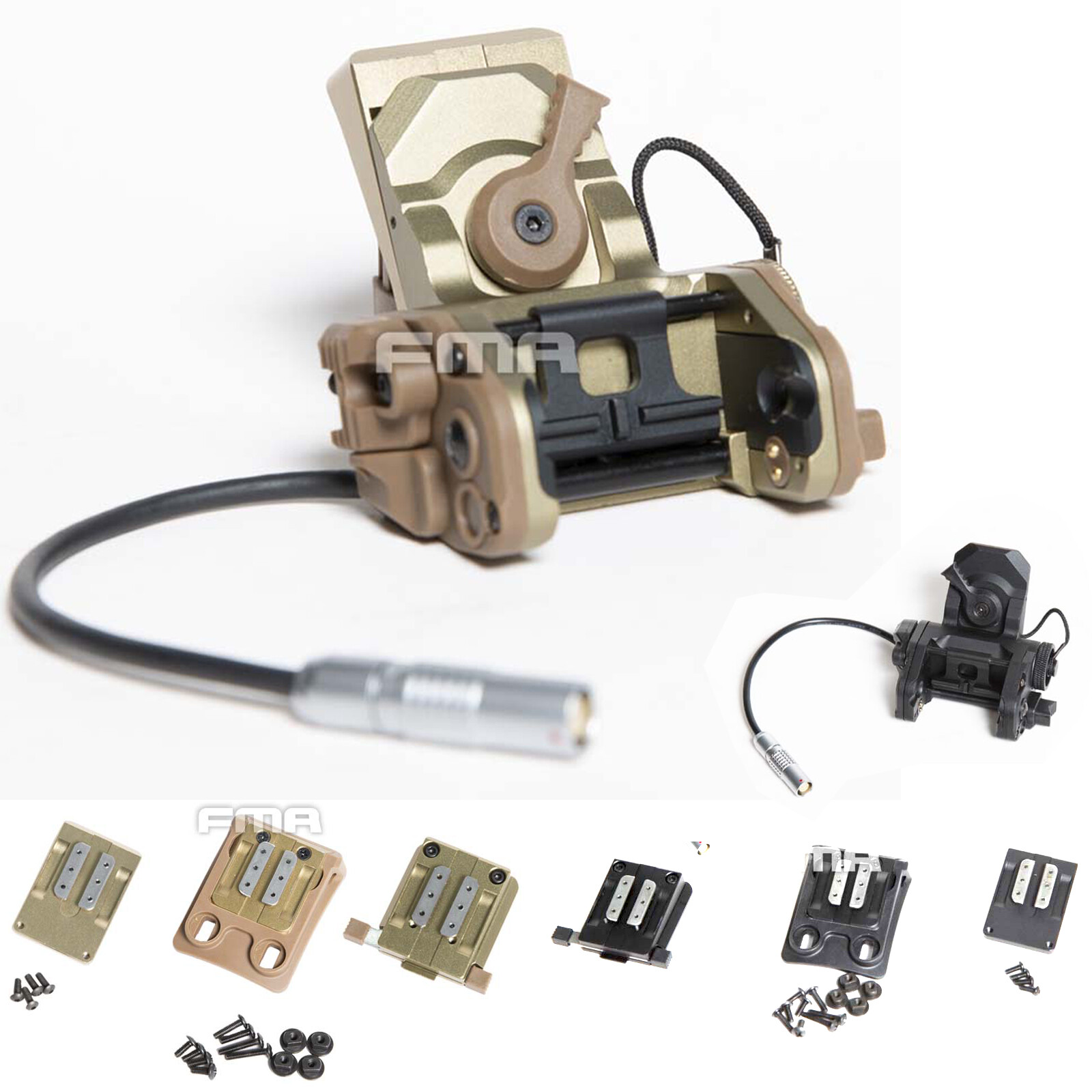 Support de montage FMA métal tactique fonctionnel GSGM NVG + 1 pièce