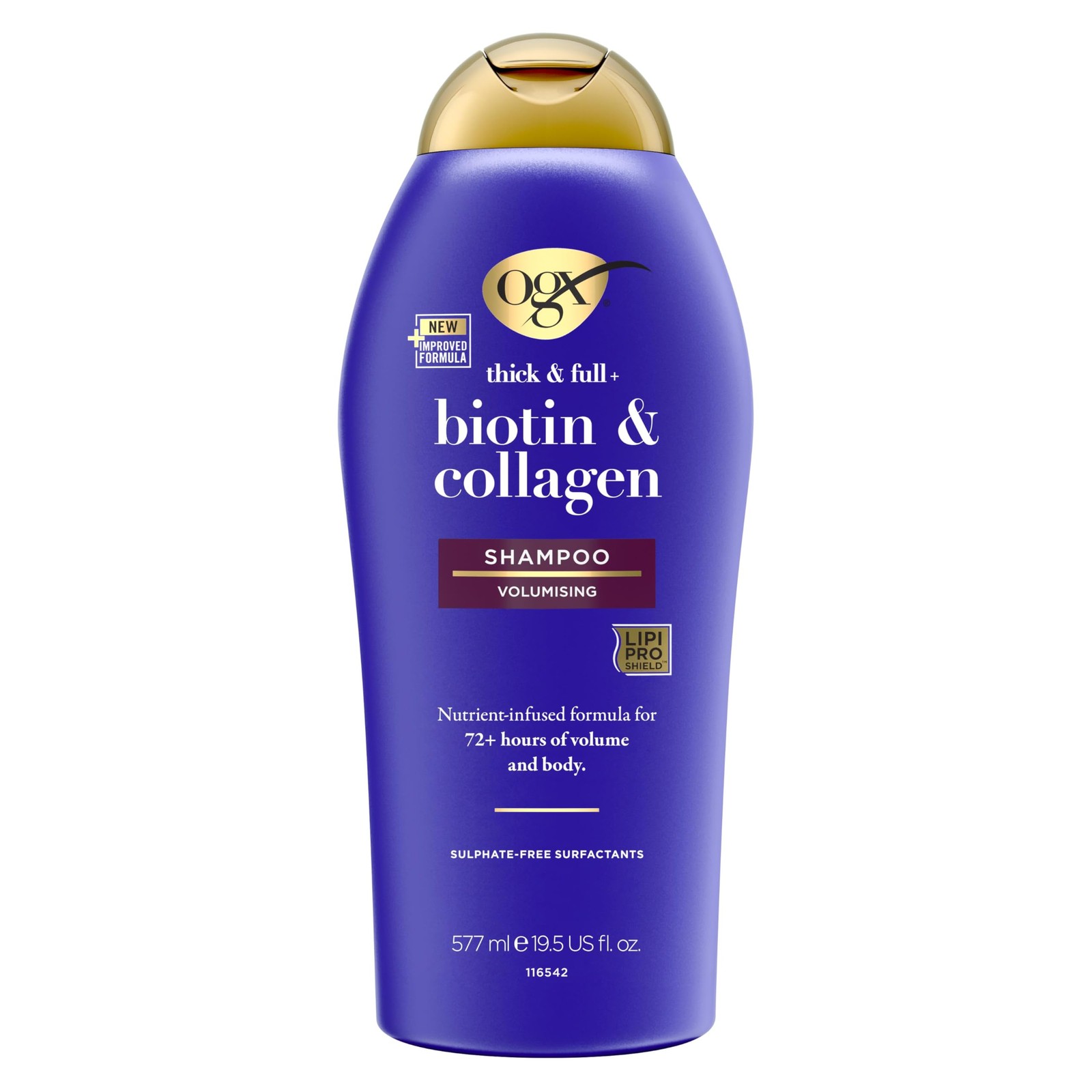 Biotin and Collagen Hair Shampoo, Vitamin B7 Biotin,  Fine Hair, 577ml