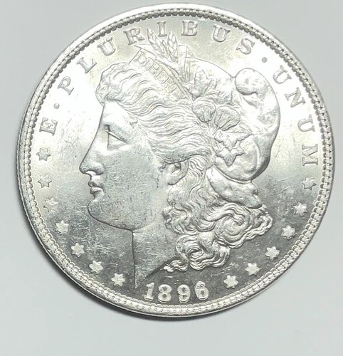 1896 Morgan Dollar - Nice BU Coin - No Reserve