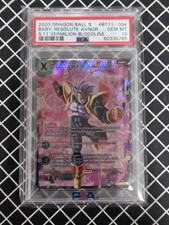 Dragon Ball Super Card Game Baby, Resolute Avenger BT11-094 Foil Super Rare PSA…