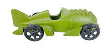 Hubley Fintail Indy Race Car Iron Art Cast Iron JM201 Vintage Green JM201