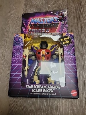 Masters of the Universe Origins Transformers Starscream Armor Scare Glow See Pic