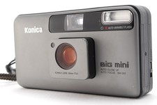 Tested  MINT  Konica Big mini BM 201 Point  Shoot 35mm Compact Film Camera JAPAN