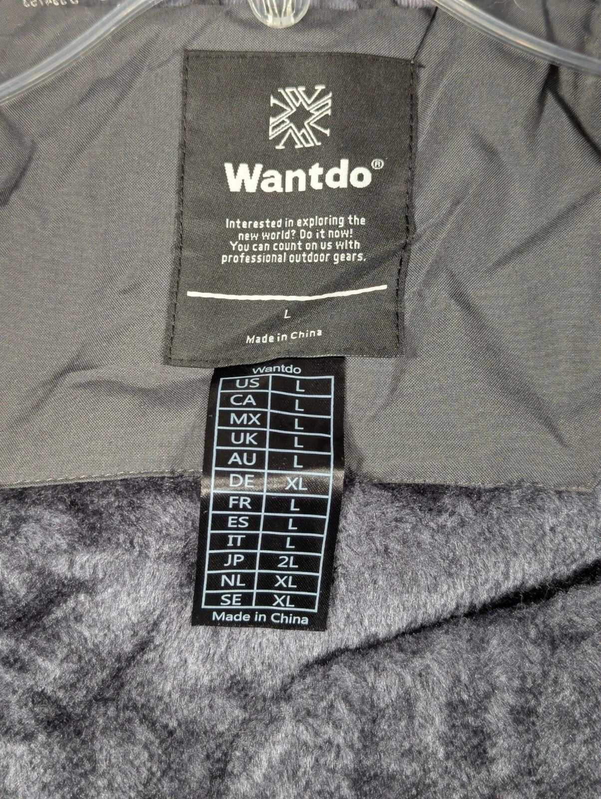 Wantdo - Waterproof - Winter Jacket - Men's Coat - Color Gray/Black - Size L image 8