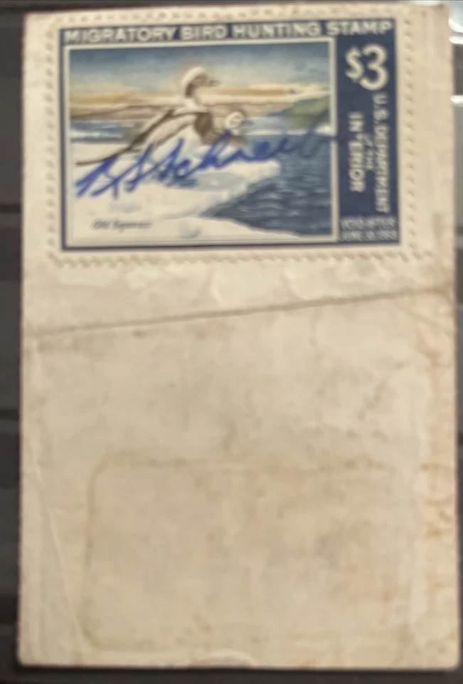 Federal Duck Stamps & Hunting Permit Licenses Lot of 5 - Image 4 of 4